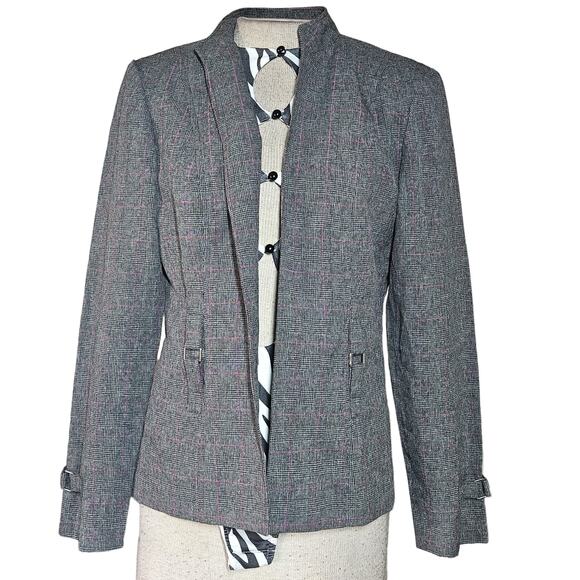 Open Front Lightweight Blazer Jacket Size 6 - Picture 1 of 5